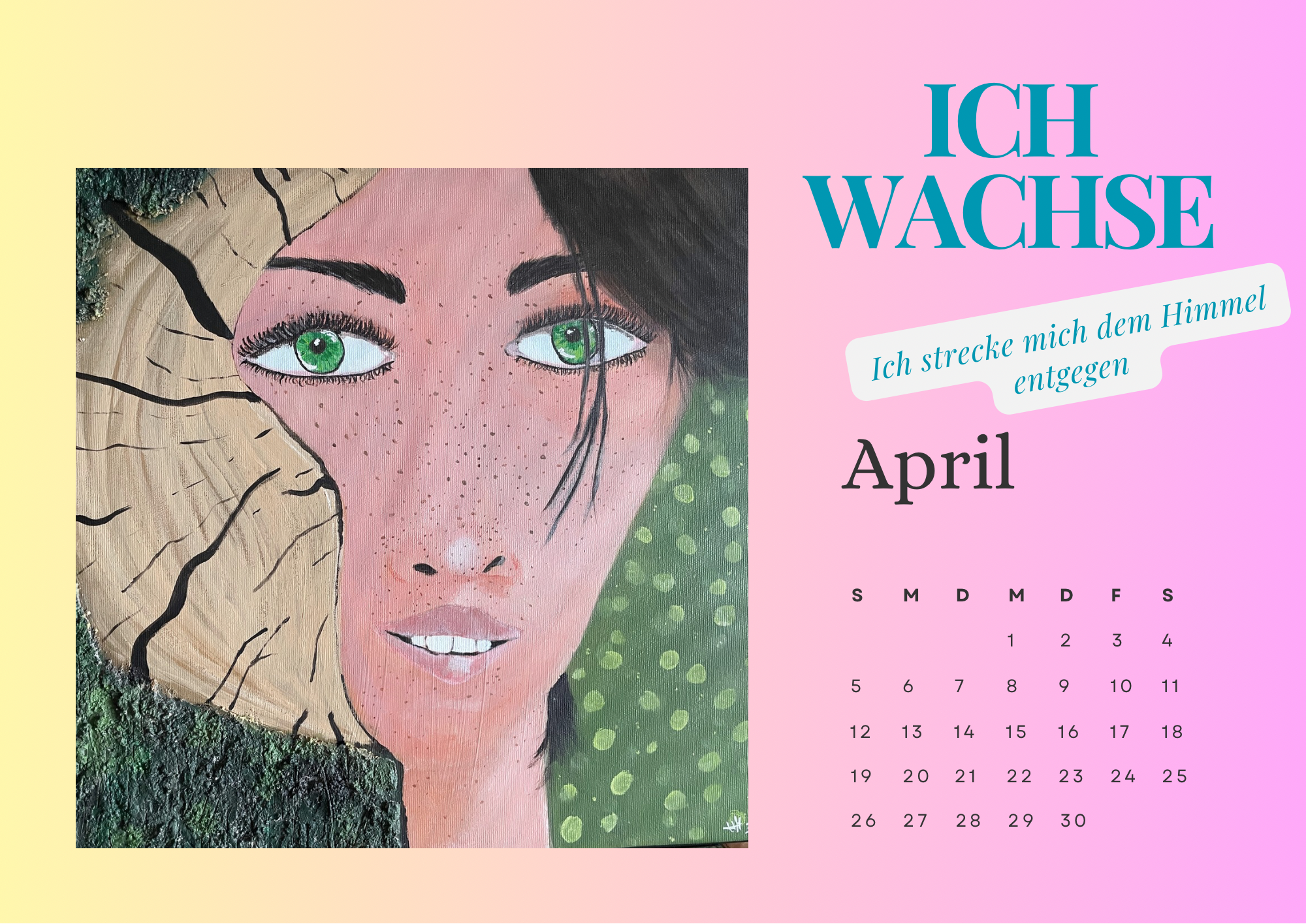 Kunstvolles Jahr 2026 – Werke von EinkehrArt