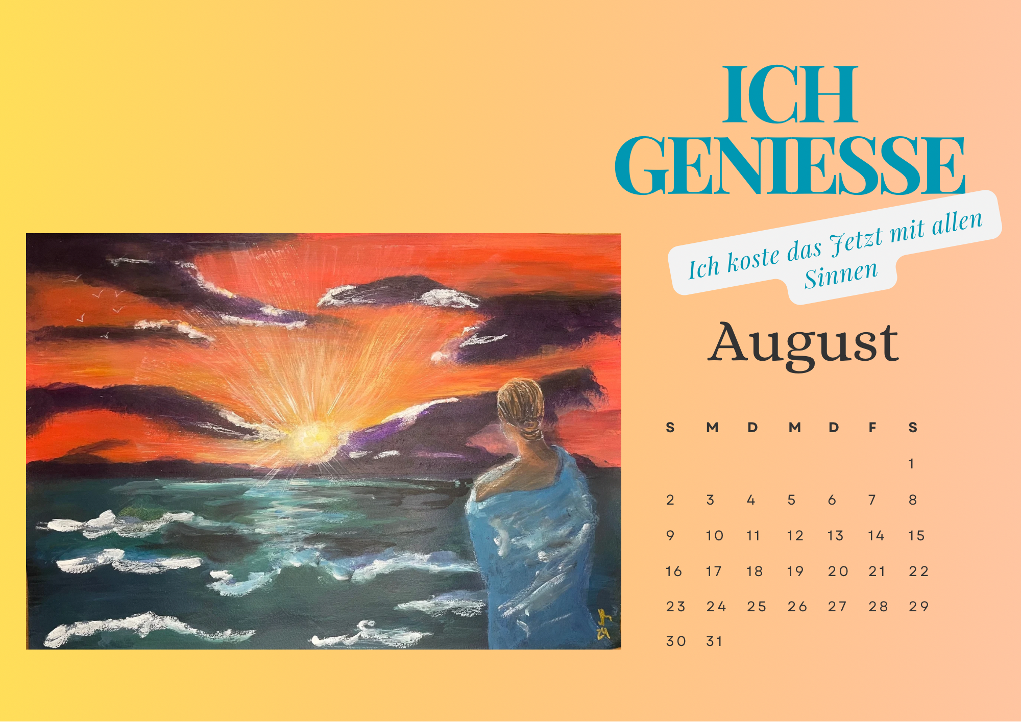 Kunstvolles Jahr 2026 – Werke von EinkehrArt