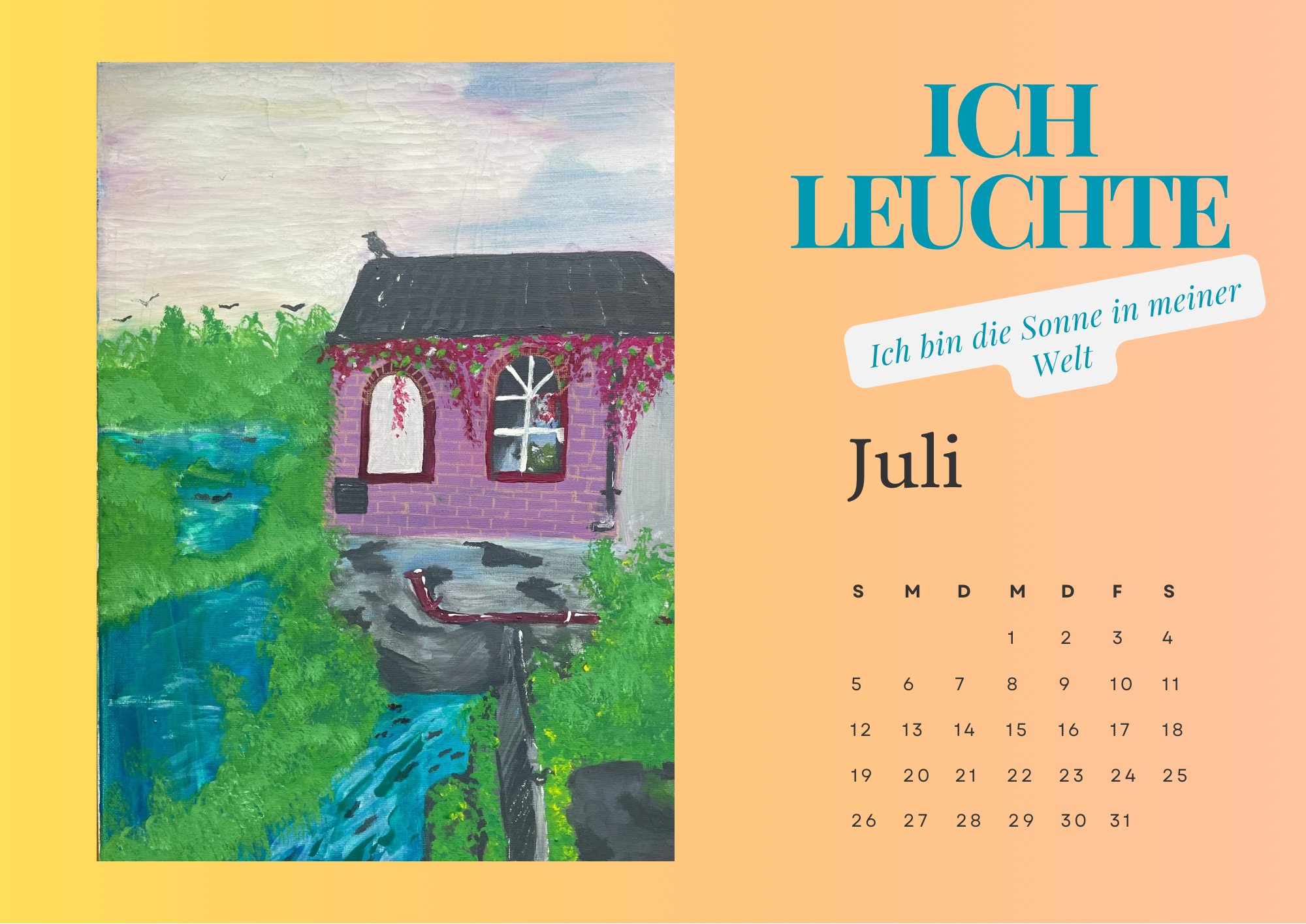 Kunstvolles Jahr 2026 – Werke von EinkehrArt