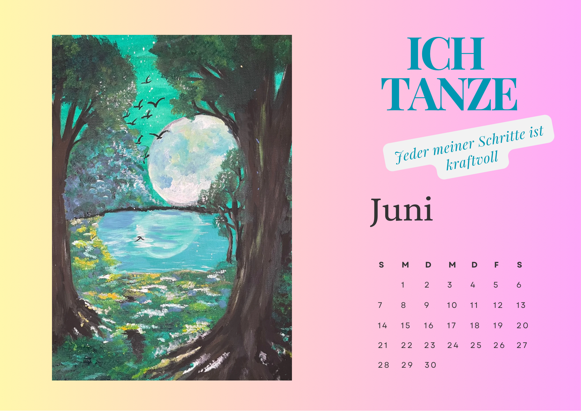 Kunstvolles Jahr 2026 – Werke von EinkehrArt