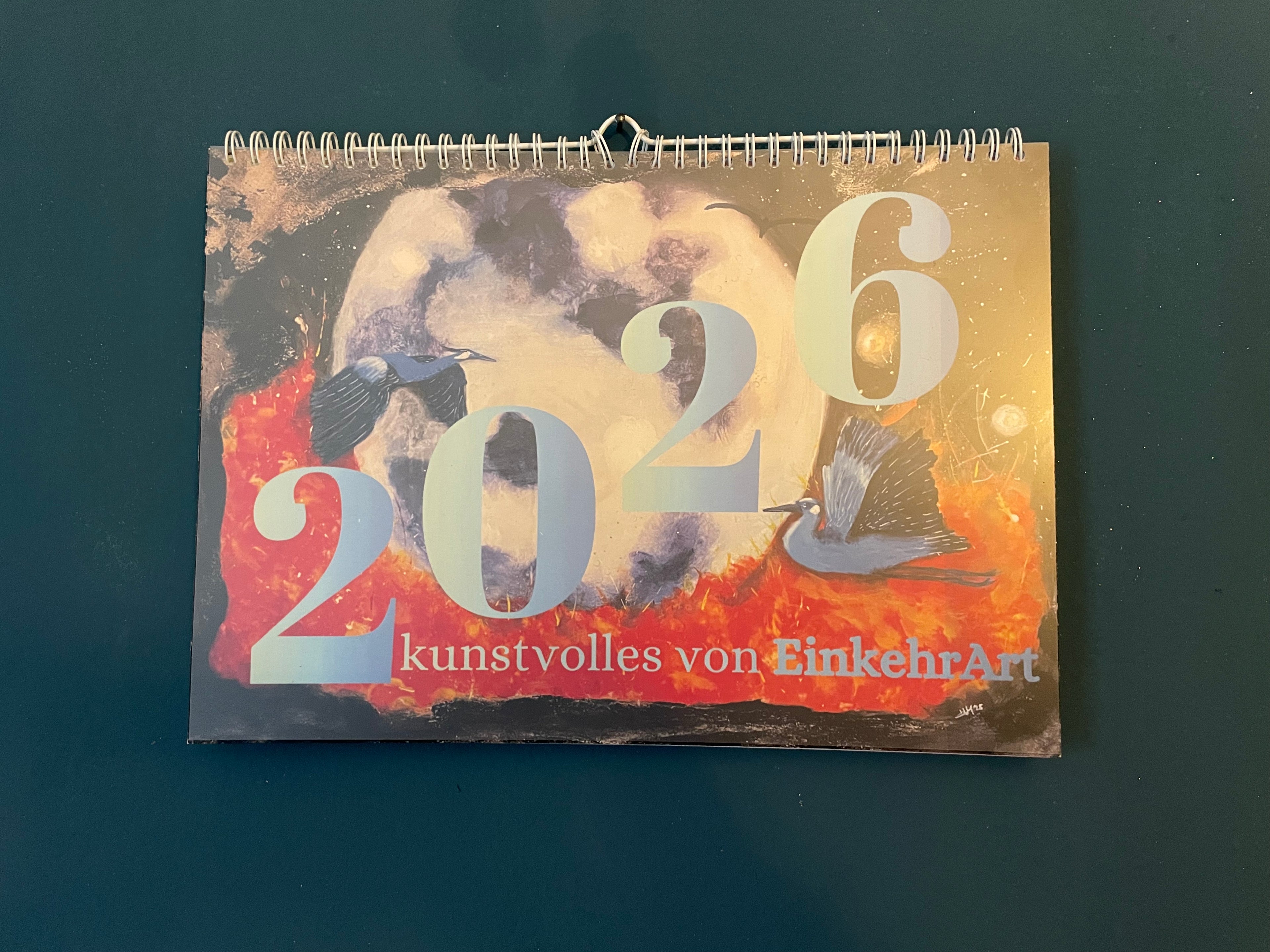 Kunstvolles Jahr 2026 – Werke von EinkehrArt